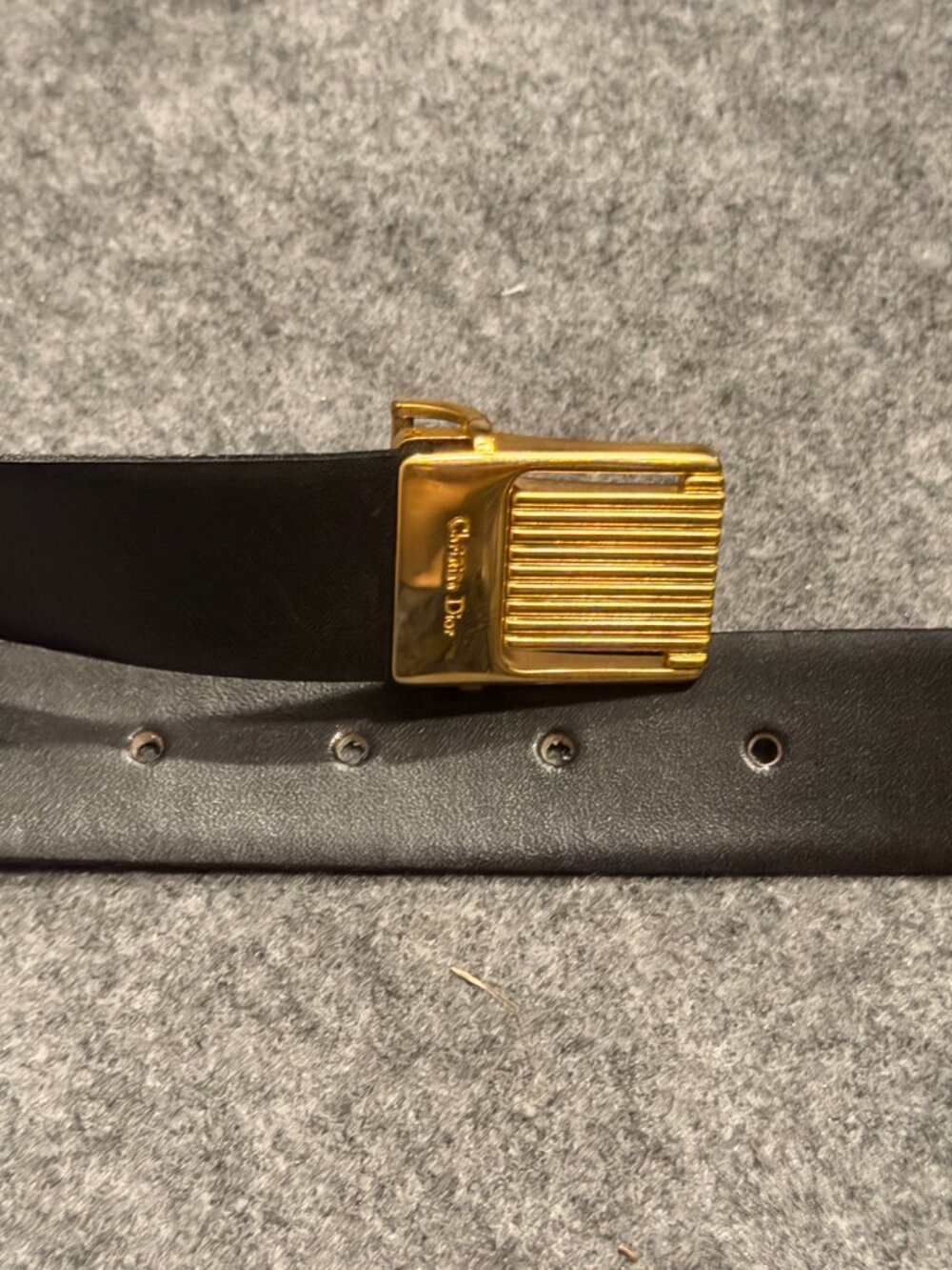Vintage Christian Dior Men’s Belt – 8/10 Condition